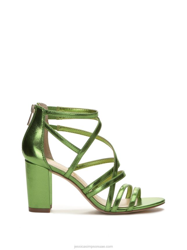 كعب عالٍ متدرج باللون الأخضر Jessica Simpson BB6J0F1110