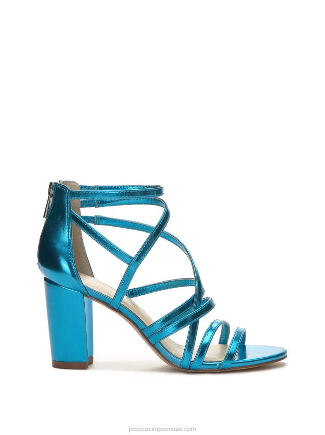 كعب عالٍ باللون الأزرق باريس Jessica Simpson BB6J0F1111
