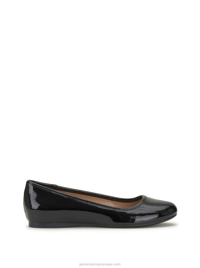 ماريك باليه مسطح باللون الأسود Jessica Simpson BB6J0F129