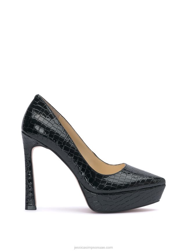 جريا كعب عالى باللون الاسود Jessica Simpson BB6J0F190