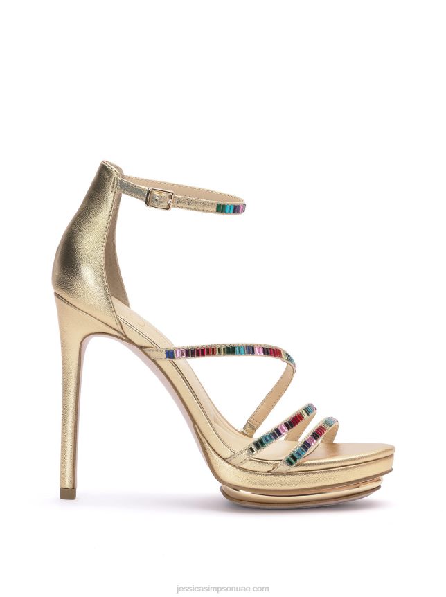 امبلا كعب عالى من الذهب Jessica Simpson BB6J0F194