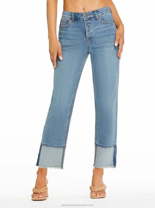 إرتداد الجينز مستقيم في دوامة Jessica Simpson BB6J0F390
