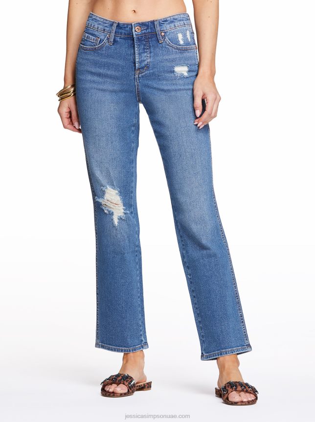 يغازل محصولًا مستقيمًا مرتفع الارتفاع في ساعة سحرية Jessica Simpson BB6J0F440