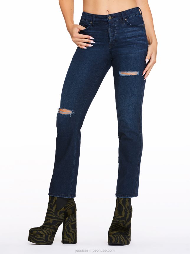 يغازل محصولًا مستقيمًا مرتفع الارتفاع في مجموعة نفاثة Jessica Simpson BB6J0F487