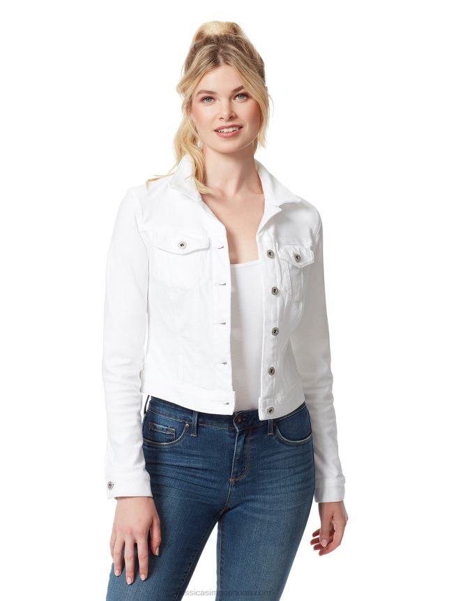 سترة عابث باللون الأبيض Jessica Simpson BB6J0F599
