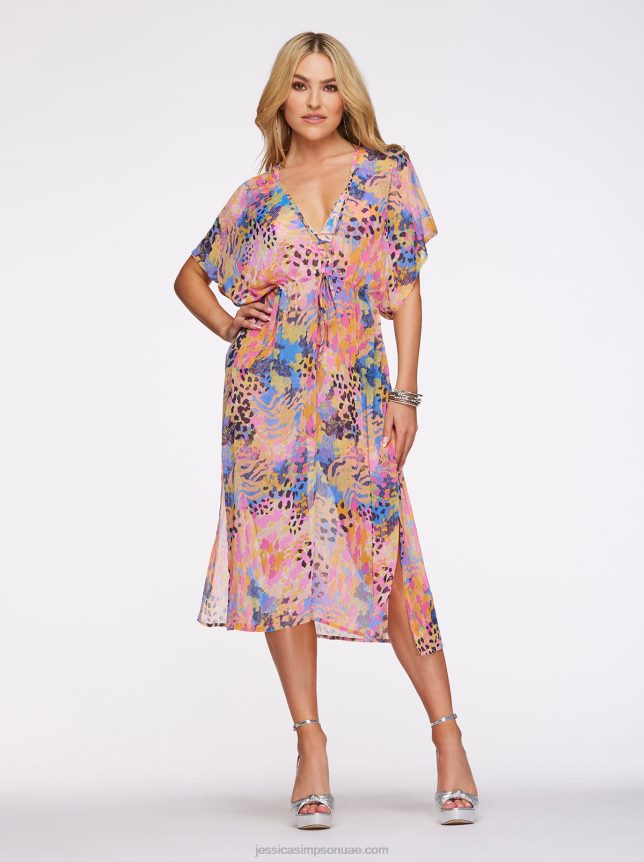 من المألوف السباحة الطويلة المتأخرة تستر في الشفاه ملمع الفهد Jessica Simpson BB6J0F841