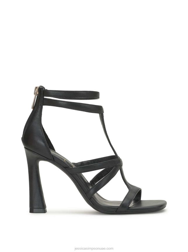 aaralyn صندل كعب عالي باللون الأسود Jessica Simpson BB6J0F305