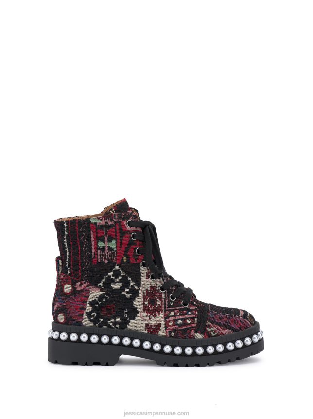 حذاء eilir باللون الأحمر متعدد Jessica Simpson BB6J0F57