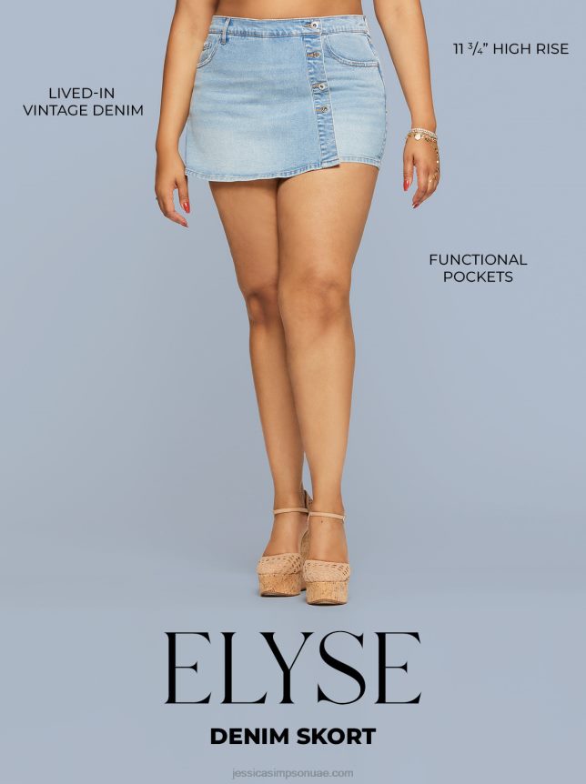 elyse skort في حمل Jessica Simpson BB6J0F441