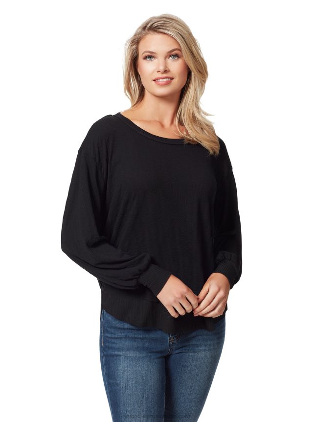أعلى الخشخاش باللون الأسود Jessica Simpson BB6J0F665