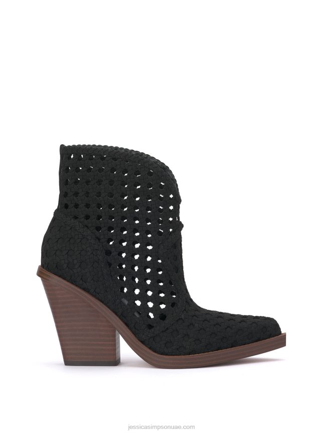 lukkah bootie باللون الأسود Jessica Simpson BB6J0F48