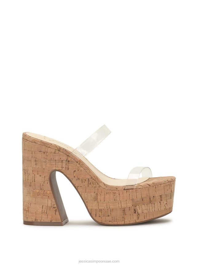 samhita صندل بلاتفورم شفاف Jessica Simpson BB6J0F296