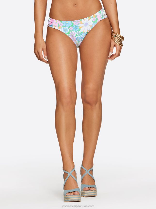 مجنون ديزي الجانب shirred محب في متعدد Jessica Simpson BB6J0F842